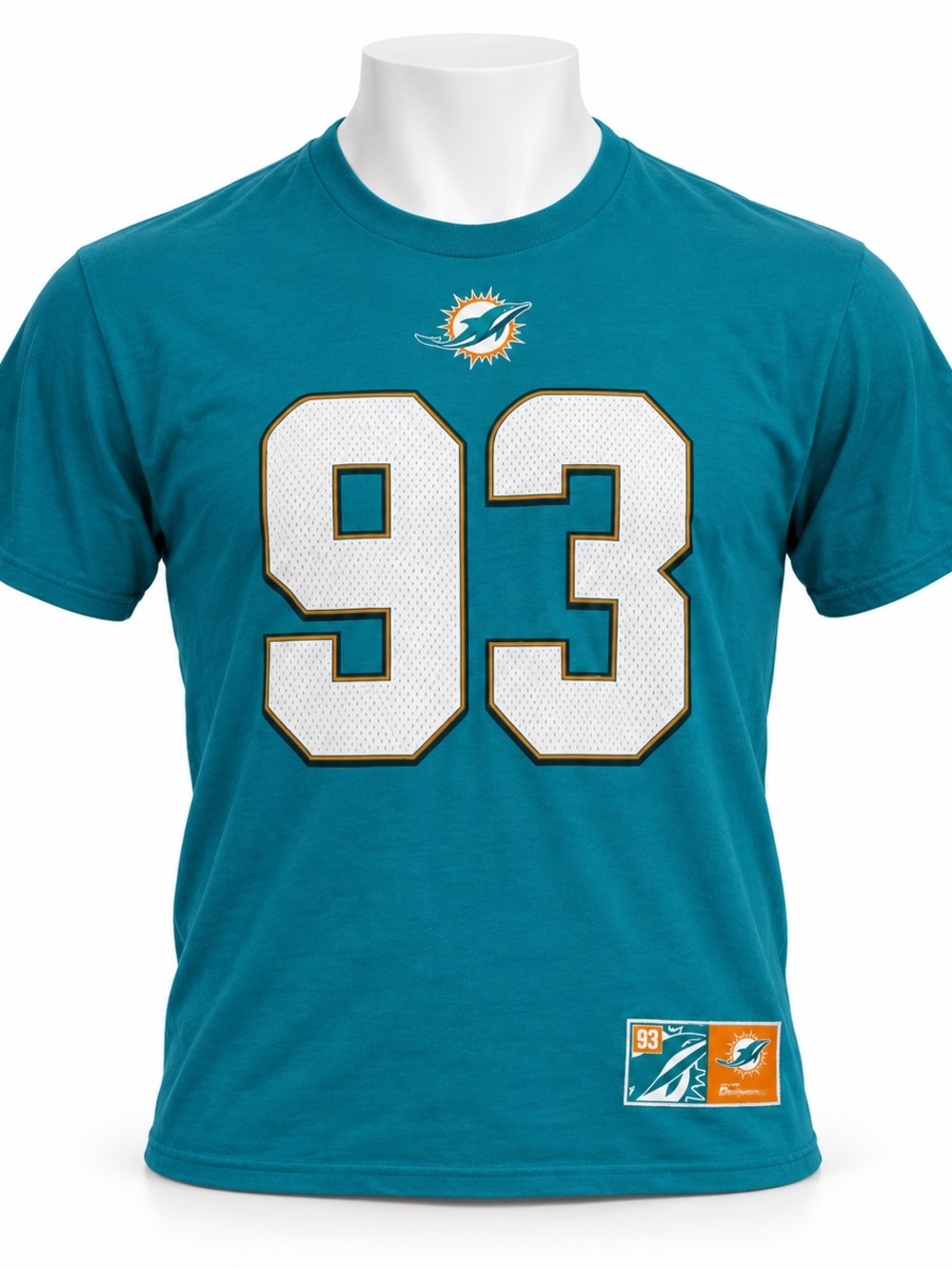Majestic Miami Dolphins Ndamukong Suh #93 Men’s Large T-Shirt